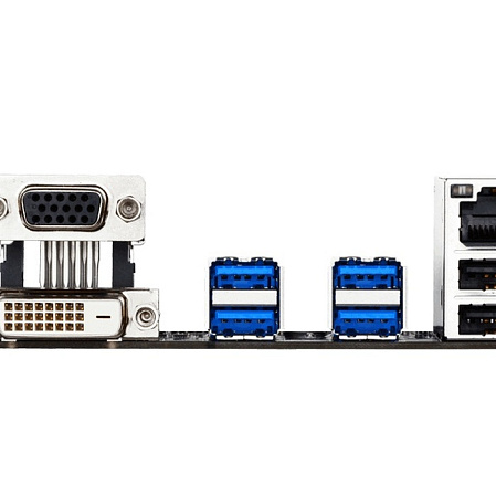 Материнская плата Gigabyte GA-B150M-D2V B150 Socket-1151 2xDDR4, 6xSATA3, 1xPCI-E16x, 4xUSB3.0, DVI, D-Sub, Glan, mATX 