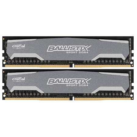 Модуль памяти DIMM 16Gb 2х8Gb DDR4 PC19200 2400MHz Crucial (BLS2C8G4D240FSA)
