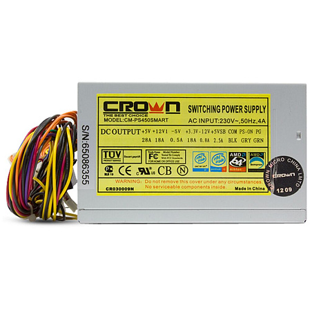 Блок питания 450W Crown CM-PS450W smart