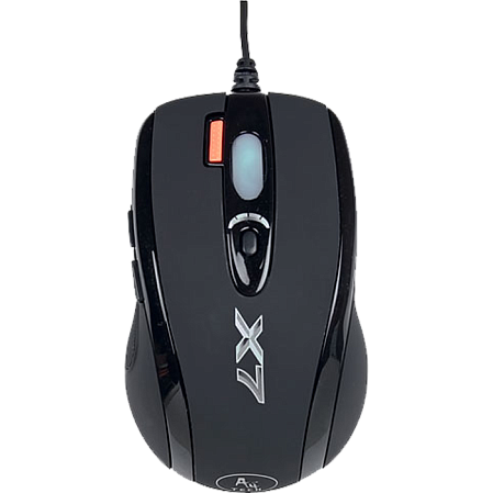 Мышь A4Tech X-718BK Black проводная