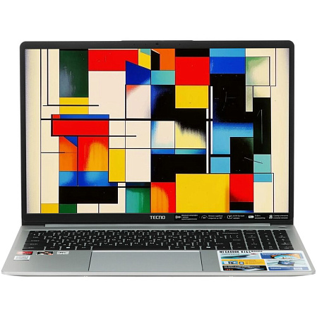Ноутбук TECNO MegaBook K16SDA AMD Ryzen 7 5800U/16Gb/1Tb SSD/16" FullHD/Win11 Silver