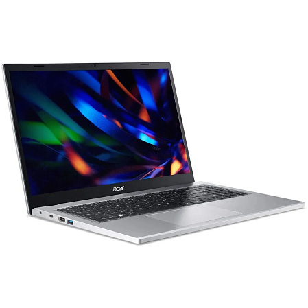Ноутбук Acer Extensa 15 EX215-33-P4E7 Pentium N200/8Gb/512Gb SSD/15.6" FullHD/DOS Silver