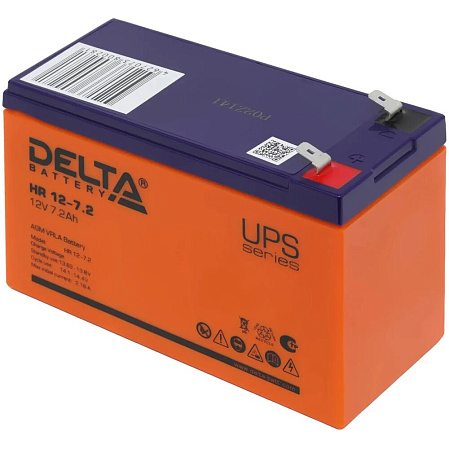 Батарея Delta HR 12-7.2, 12V 7.2Ah (Battery replacement APC rbc2, rbc5, rbc12, rbc22, rbc32 151мм/94мм/65мм)