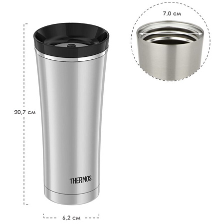 THERMOS Термокружка NS-105 BK, стальной, 0,47 л.