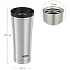 THERMOS Термокружка NS-105 BK, стальной, 0,47 л.