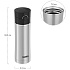 THERMOS Термокружка NS-402 BK, стальной, 0,47 л.