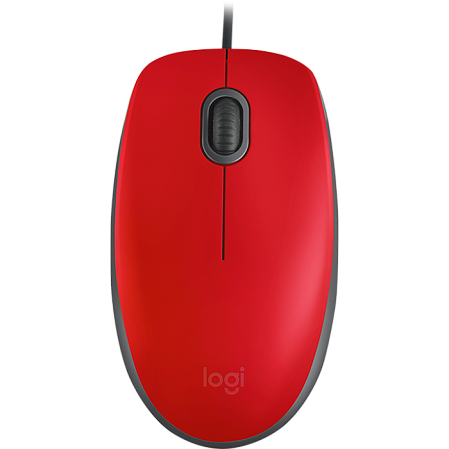 Мышь Logitech M110 Silent Red