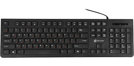 Клавиатура Oklick 505M Black slim