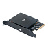 Переходник-конвертер Akasa AK-PCCM2P-03 с радиатором для 2xM.2 NGFF M-Type SSD в PCIe 3.0 x4