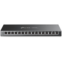 Коммутатор TP-LINK TL-SG116P  неуправляемый 16x1000BASE-T, metal case PoE+