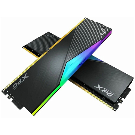 Модуль памяти DIMM 32Gb 2х16Gb DDR5 PC57600 7200MHz ADATA XPG Lancer RGB Black (AX5U7200C3416G-DCLARBK)
