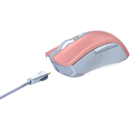 Мышь ASUS Rog Gladius II Origin Pink проводная