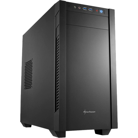 Корпус MicroATX Miditower Sharkoon S1000 Black