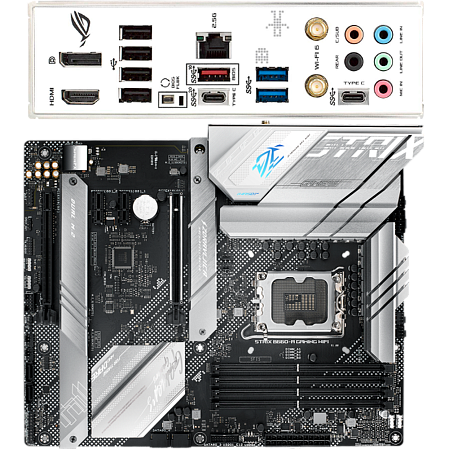 Материнская плата ASUS ROG Strix B660-A Gaming WiFi D4 B660 Socket-1700 4xDDR4, 4xSATA3, RAID, 3xM.2, 2xPCI-E16x, 3xUSB3.2, 2xUSB3.2 Type C, DP, HDMI, WiFi, Glan, ATX
