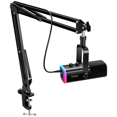 Микрофон  Fifine AmpliGame AM8T Black