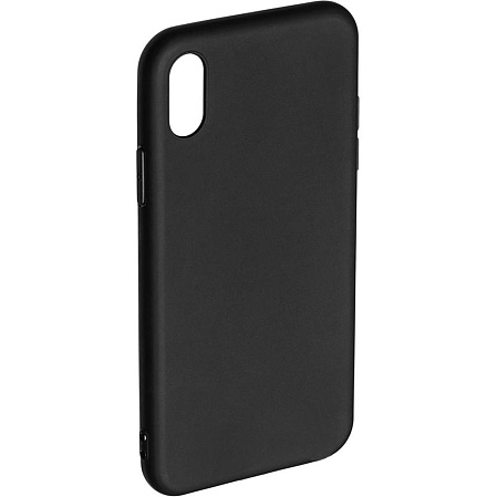 Чехол для iPhone X Pero софт-тач черный