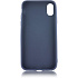 Чехол для iPhone Xs Brosco Colourful, накладка, синий