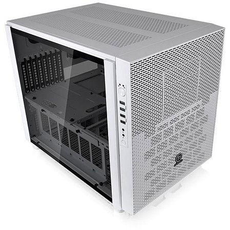 Корпус ATX Miditower Thermaltake Core X5 Tempered Glass Snow Edition Cube CA-1E8-00M6WN-00 White