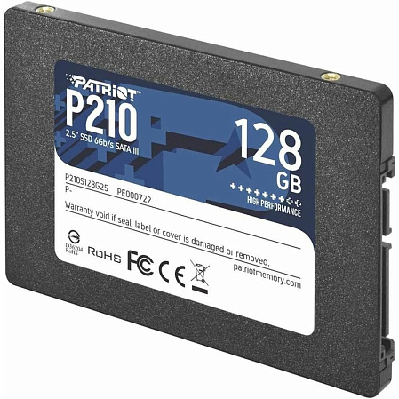 Внутренний SSD-накопитель 128Gb Patriot Memory P210 P210S128G25 SATA3 2.5"