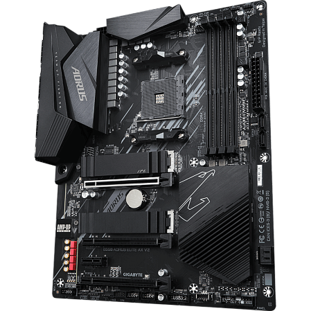 Материнская плата Gigabyte B550 AORUS Elite AX V2 Socket-AM4 AMD B550 4xDDR4, 4xSATA3, RAID, 2xM.2, 3xPCI-E16x, 5xUSB3.2, DP, HDMI, WI-Fi, Glan, ATX Ret