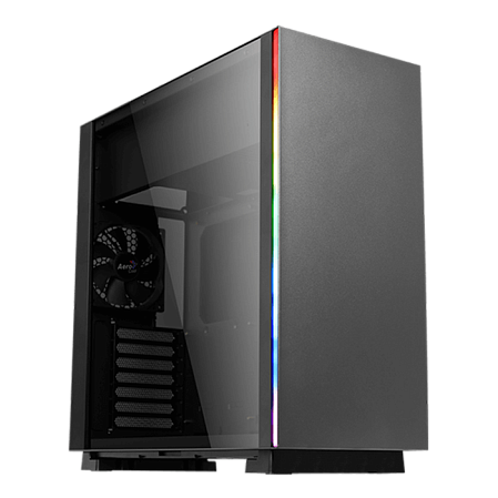 Корпус ATX Miditower AeroCool GLO Black
