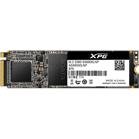 Внутренний SSD-накопитель 512Gb A-Data XPG SX6000 Lite ASX6000LNP-512GT-C M.2 2280 PCIe NVMe 3.0 x4