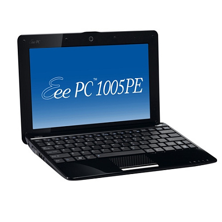 Нетбук Asus EEE PC 1005PE Atom N450/2Gb/250Gb/5600mAh/10,1"/Black/Win 7 Starter