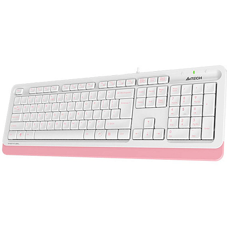 Клавиатура A4Tech Fstyler FK10 White/Pink