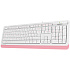 Клавиатура A4Tech Fstyler FK10 White/Pink