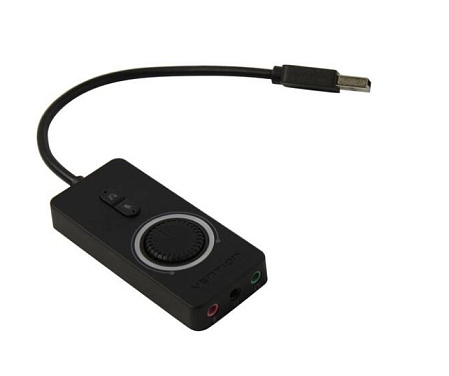 Звуковая карта Vention CDRBB USB c регулятором громкости