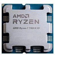 Процессор AMD Ryzen 7 7800X3D, 4.2ГГц, (Turbo 5.0ГГц), 8-ядерный, L3 96МБ, Сокет AM5, OEM