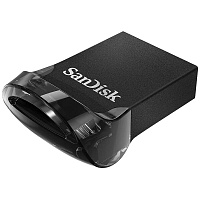 USB Flash накопитель 128GB SanDisk Ultra Fit (SDCZ430-128G-G46) USB 3.2 Gen 1 Черный