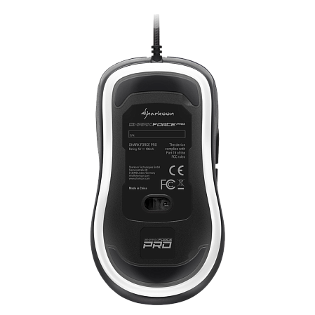 Мышь Sharkoon Shark Force Pro White проводная