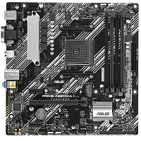 Материнская плата ASUS Prime A520M-A II/CSM A520 Socket AM4 4xDDR4, 4xSATA3, RAID, 1xM.2, 1xPCI-E16x, 4xUSB3.2, D-Sub, DP, HDMI, Glan, mATX
