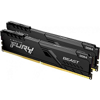 Модуль памяти DIMM 64Gb 2х32Gb DDR4 PC28800 3600MHz Kingston Fury Beast Black (KF436C18BBK2/64)