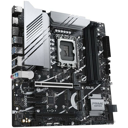 Материнская плата ASUS Prime Z790M-Plus Z790 Socket-1700 4xDDR5, 4xSATA3, RAID, 3xM.2, 2xPCI-E16x, 5xUSB3.2, 1xUSB3.2 Type C, DP, HDMI, Glan, mATX