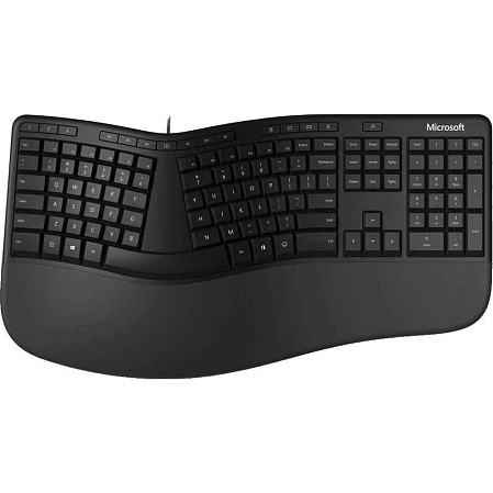 Клавиатура Microsoft Ergonomic Keyboard Black USB LXM-00011