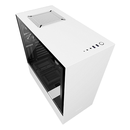 Корпус ATX Miditower NZXT H500i Smart CA-H500W-W1 White/Black