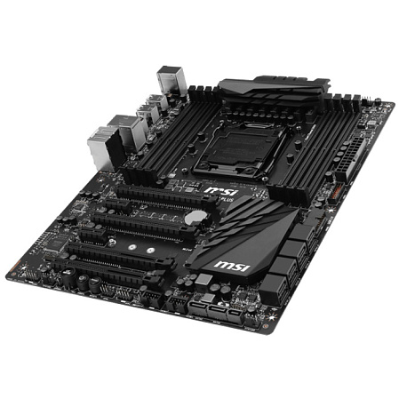 Материнская плата MSI X99A SLI Plus  X99 Socket-2011-v3 8xDDR4, 10xSATA3, RAID, M.2, 4xPCI-E16x, 6xUSB3.0, 2xUSB3.1, Glan ATX, Ret