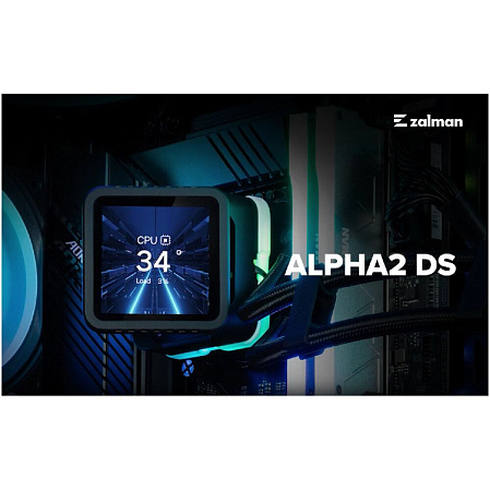 Система водяного охлаждения Zalman Alpha2 A36 DS Black ARGB (S1150/1155/S1151/1200/1700/1851, AM4, AM5)
