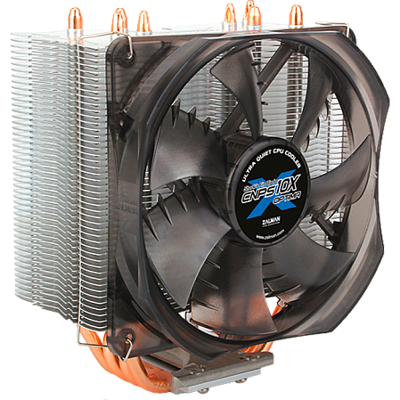 Охлаждение CPU Cooler Zalman CNPS10X Optima (S1156/1155/1150/1151/1200/1700/775/AM3/AM2/AM3+/AM2/FM1) Съемный вентилятор 120мм