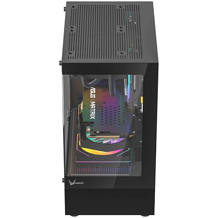 Корпус MicroATX Minitower Formula Crystal Z1CM Black