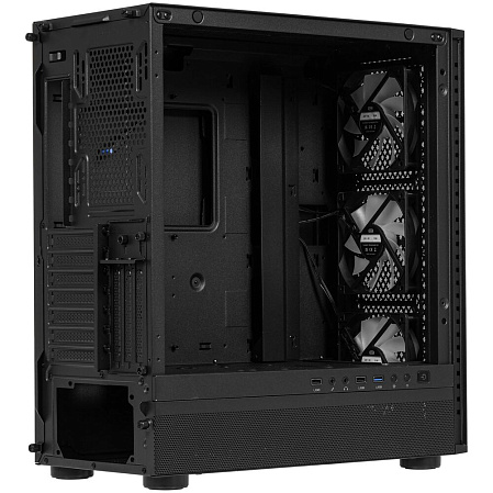 Корпус ATX Miditower PcCooler ME200 Mesh BK Black