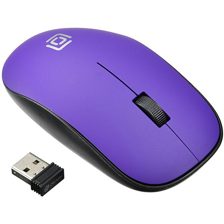 Мышь беспроводная Oklick 515MW Black/Purple Wireless