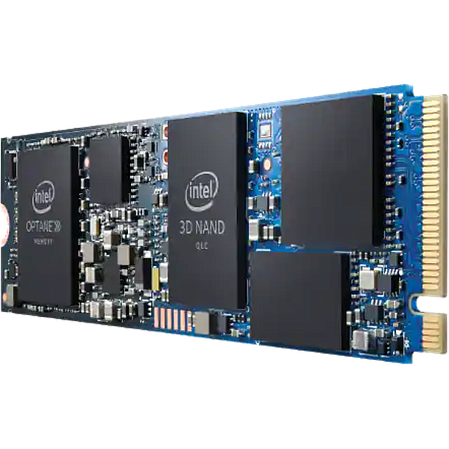 Внутренний SSD-накопитель 1000Gb Intel HBRPEKNX0203A08 Optane Memory H10 M.2 2280 PCIe NVMe 3.0 x4