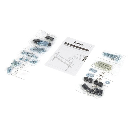 Кронштейн наклонно-поворотный Hama R1 118157 37-75' до 30кг Vesa до 600x400 черный