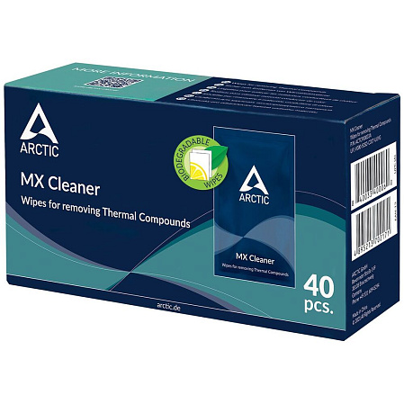 Arctic MX Очищающие салфетки (40 шт в коробке) ACTCP00033A Black
