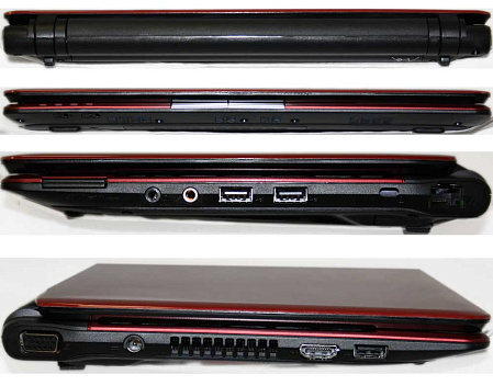 Ноутбук Acer Aspire TimeLine 1410-742G25i Cel 743/2/250/11.6"HD/Win7 Starter (LX.SAB08.001) red