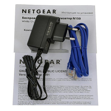 Беспроводной маршрутизатор NETGEAR WNR612 802.11n 150Мбит/с 2xLAN 1xWAN