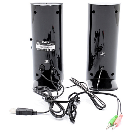 2.0 Колонки SVEN 245 2*2W Black USB